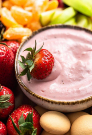 Pink Sauerkraut Yogurt Dip
