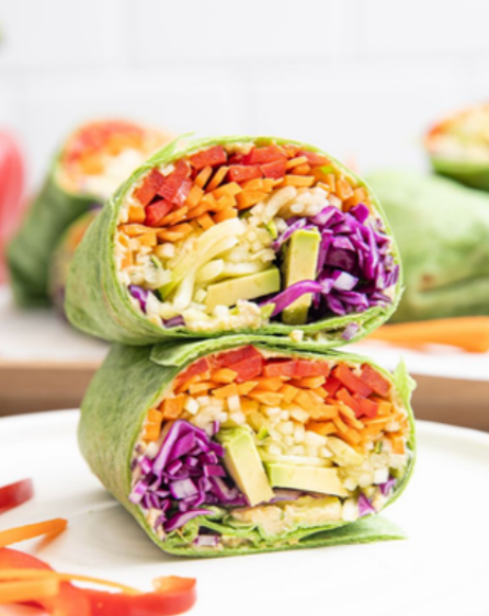 Rainbow Kraut Wraps