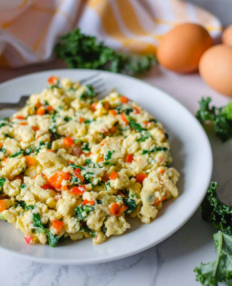 Scrambled Eggs with Captain Confetti Kraut