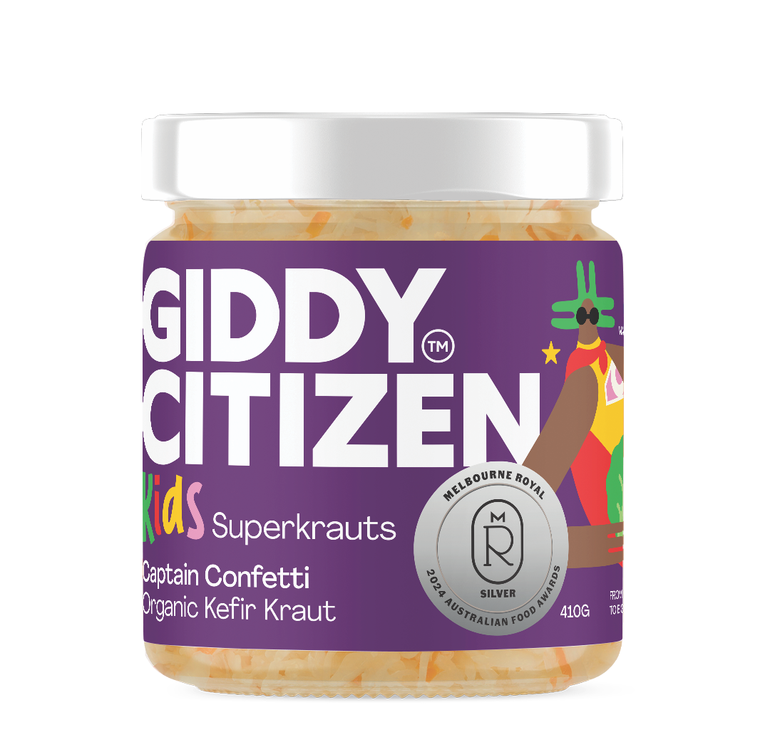 Organic Kefir Kraut - Captain Confetti Kids Superkrauts