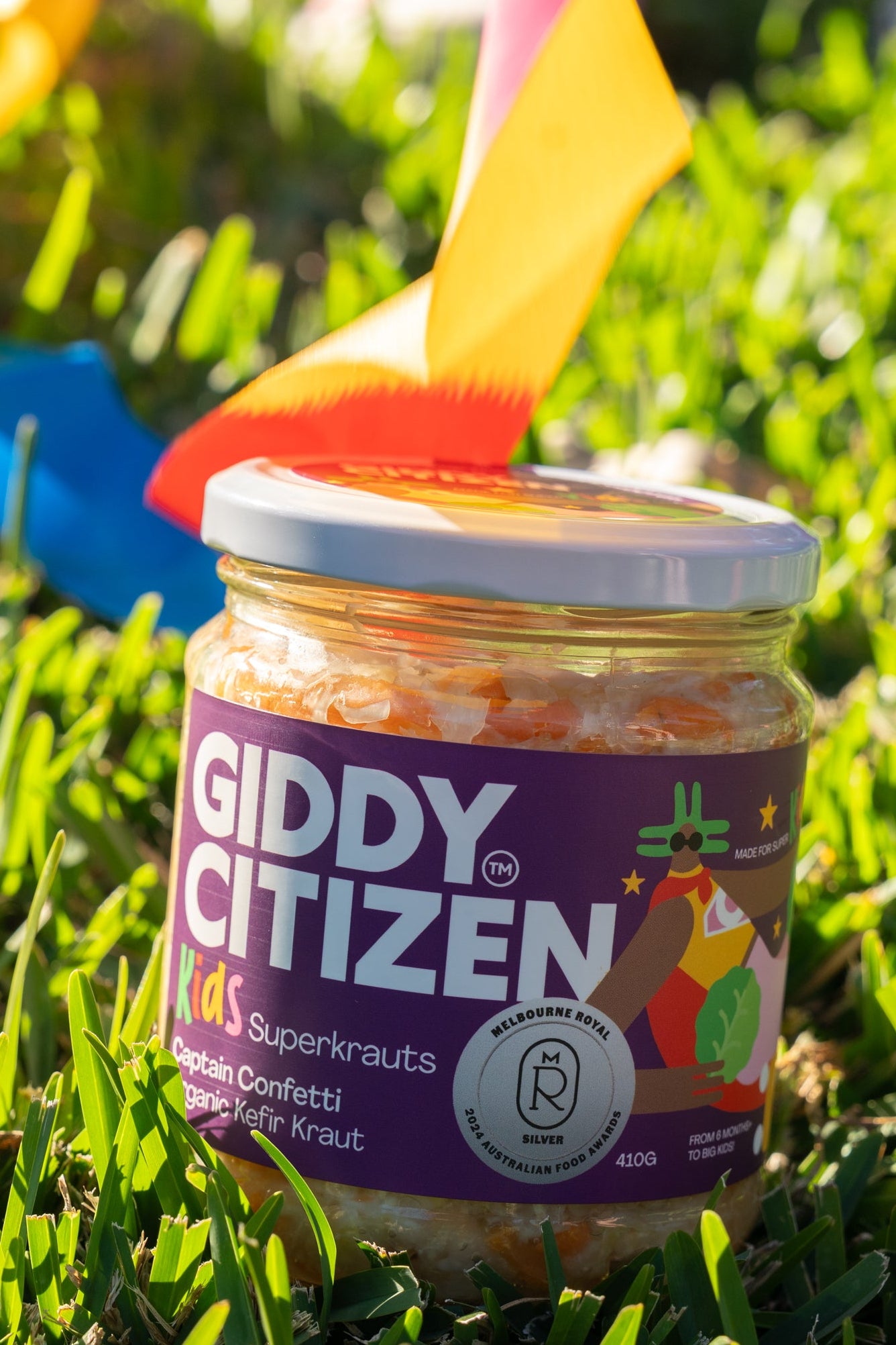 Organic Kefir Kraut - Captain Confetti Kids Superkrauts