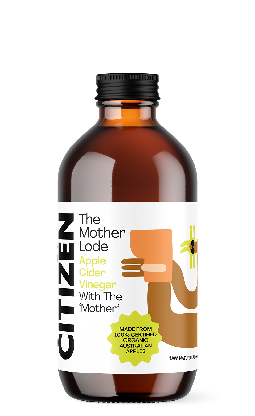 Certified Organic Apple Cider Vinegar with the 'Mother' 500 ml