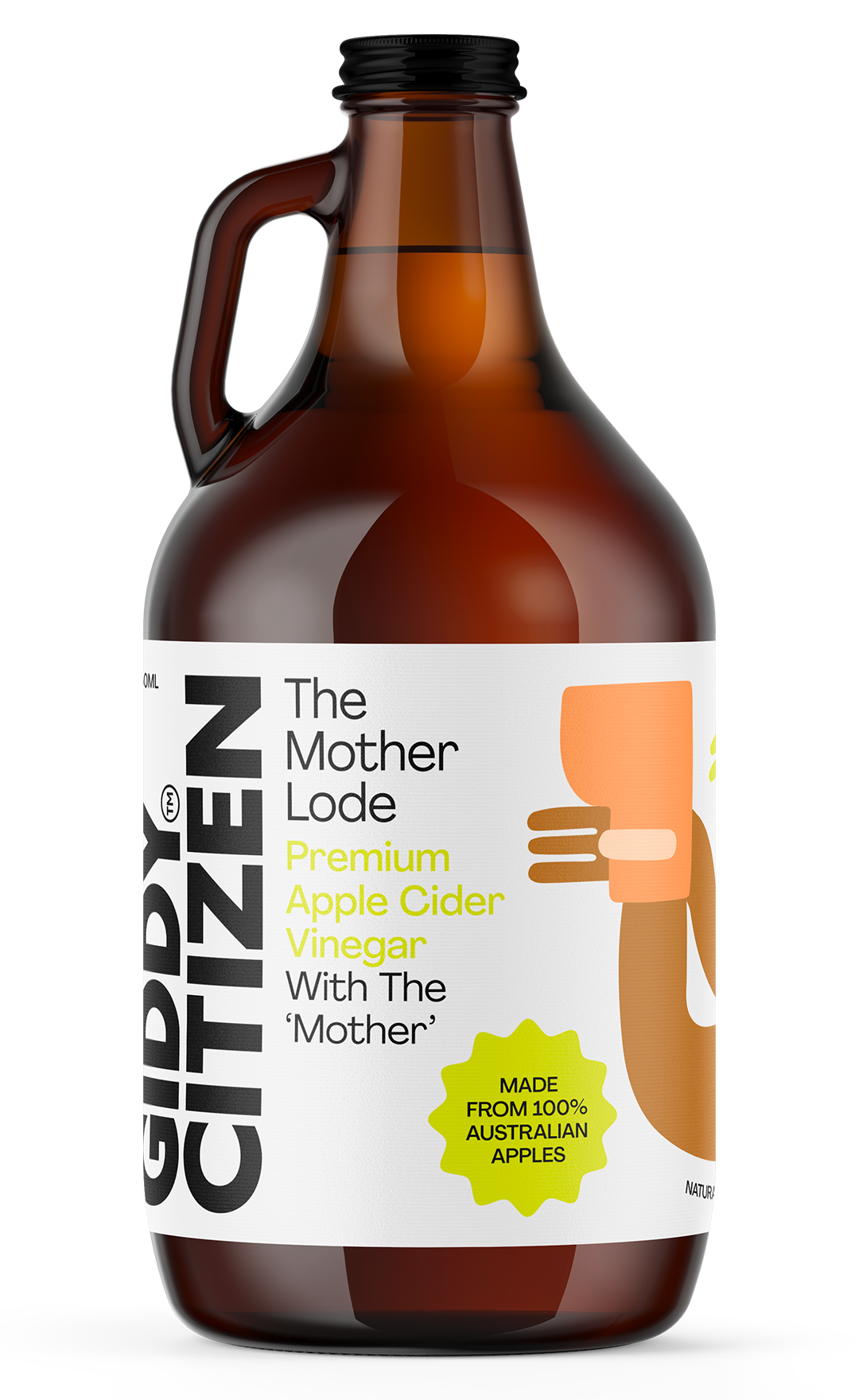 Organic Apple Cider Vinegar with the 'Mother' 950ml