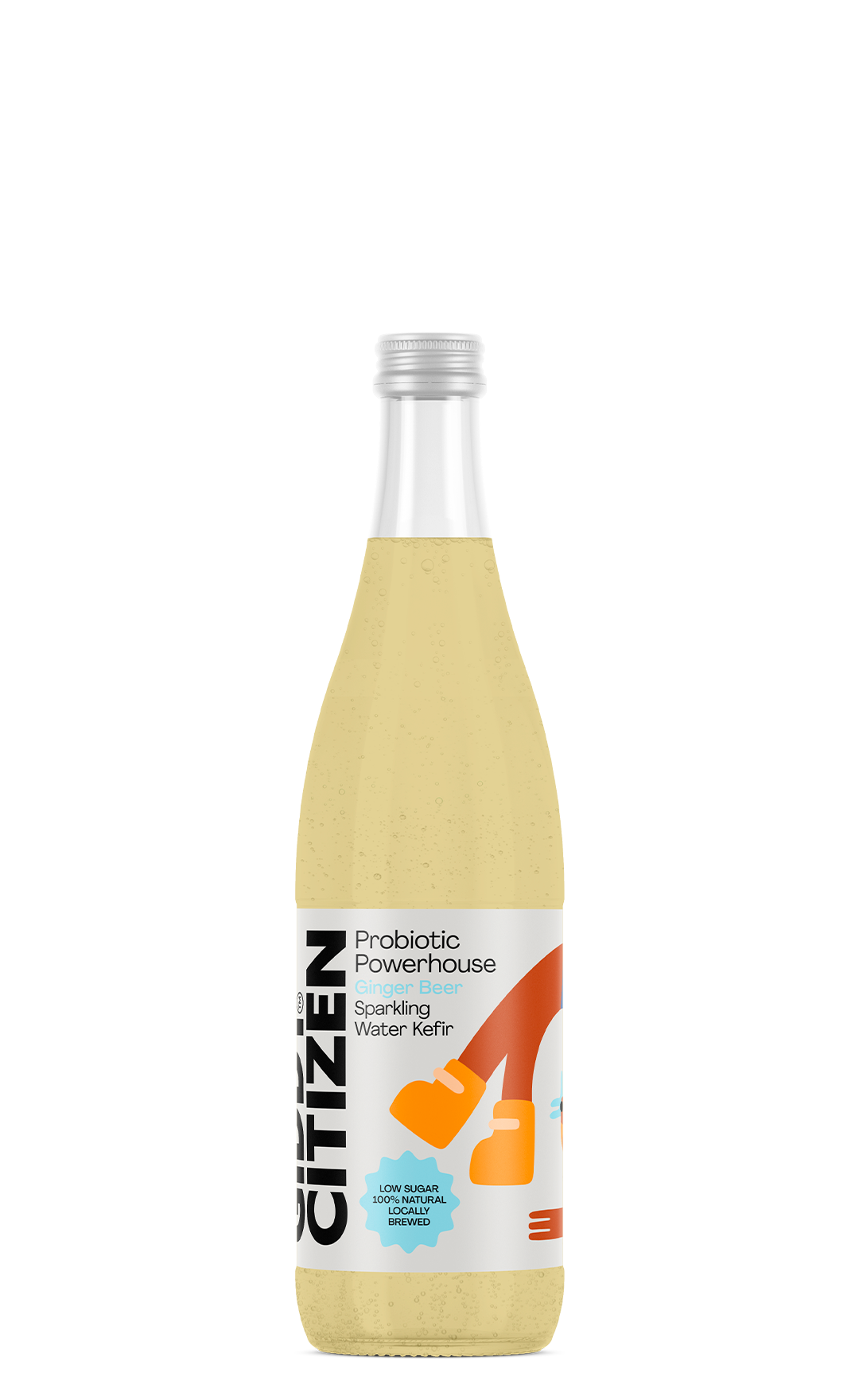 Probiotic Fruit Sodas - Ginger Beer (330ml - 12 pack)