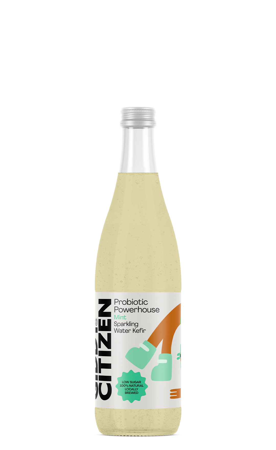 Probiotic Fruit Sodas - Mint Mojito (330ml - 12 Pack)
