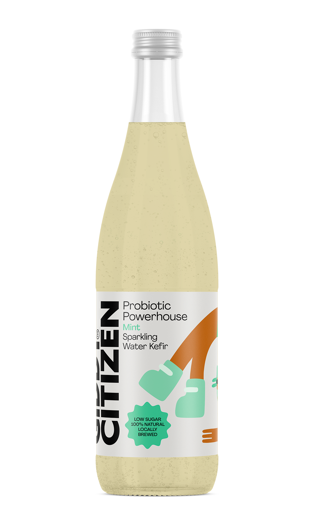 Probiotic Fruit Sodas - Mint Mojito (330ml - 12 Pack)