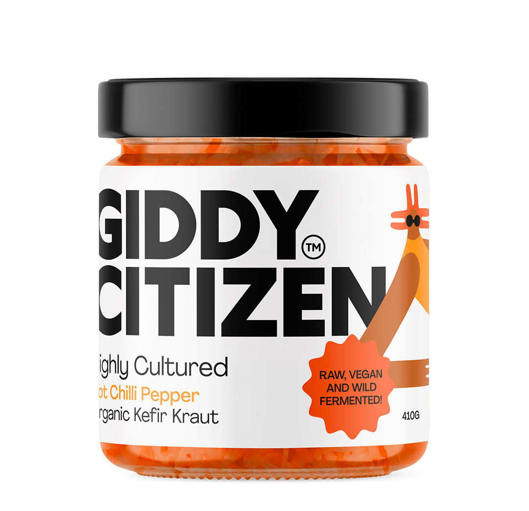 Organic Kefir Kraut - Hot Chilli Pepper.