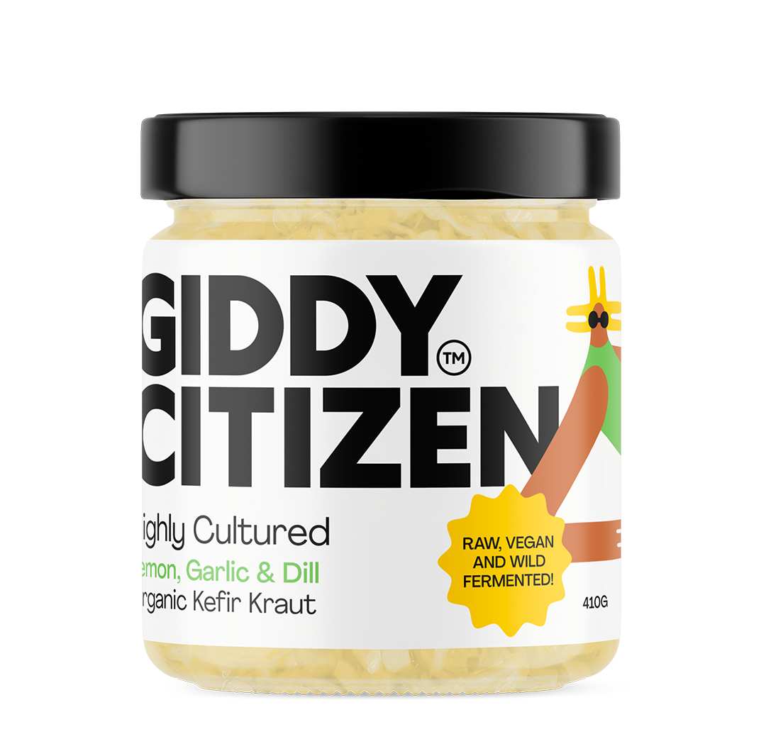 Organic Kefir Kraut - Lemon, Garlic & Dill.